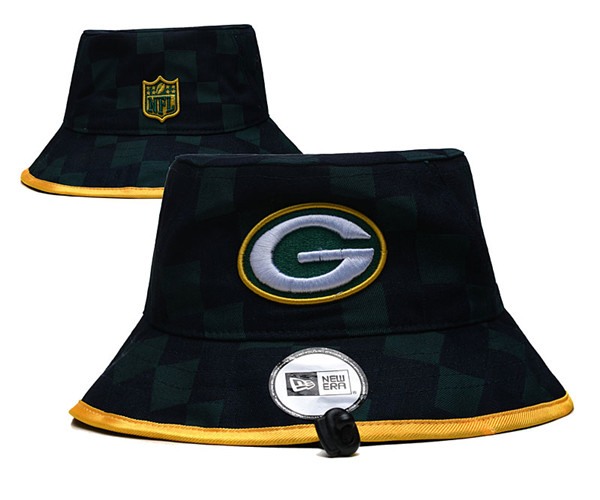 Green Bay Packers Stitched Bucket Hats 0112